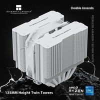 Pour Thermalright PA120 Mini double tour CPU ventilateur 6 caloducs 12V refroidi par Air ITX tour radiateur roulement à billes boîtier d'ordinateur de bureau