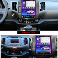 Autoradio Android à écran vertical de style Tesla pour Kia Sportage 11-16, Carplay sans fil, navigation GPS, lecteur multimédia automobile