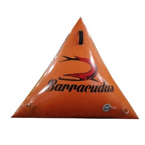 Nuoto Mark arancione PVC personalizzato gonfiabile Triathlon boa di <span class=keywords><strong>mare</strong></span> gara galleggiante acqua boa oceanica con Logo - Product Image 6
