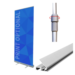 Giá Treo Biểu Ngữ Cuộn Lên Có Thể Thu Gọn Có Thể Điều Chỉnh Cao Cấp Để Trưng Bày Triển Lãm Thương Mại - Product Image 1