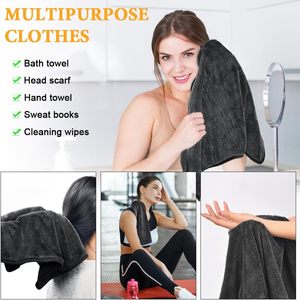 Large Size Car <b>Microfibre</b> Detailing Auto Micro Fiber <b>Cloths</b> Cleaning Twisted Loop Drying Towels - Product Image 2