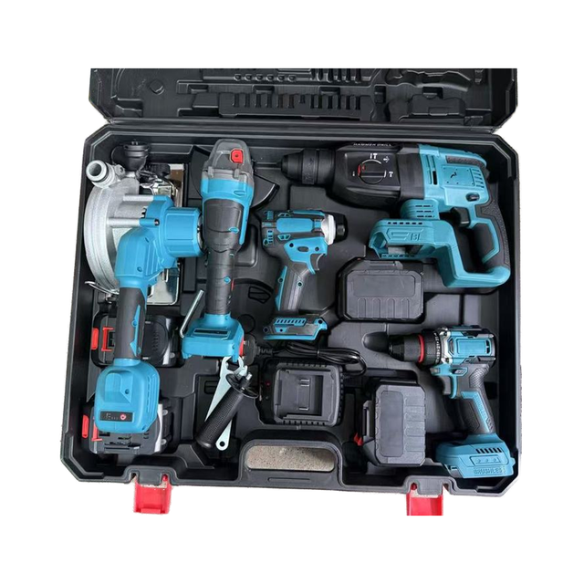 High Performance 3 in 1 Cordless Hand Drill Machine Variable Speed Torque with Electric Wrench Customizable OEM Power Tool Set