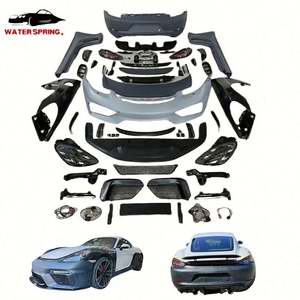 Kit carrosserie large pour Porsche Cayman 981, kit de carrosserie pour mise à niveau, kit de pare-chocs 718 GT4 PP, 718 pour Cayman 981 style GT4 - Product Image 1