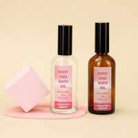 Flacon cosmétique transparent ambré de 100 ml à épaule ronde avec pompe à lotion/pompe à brume fine et capuchon anti-poussière noir