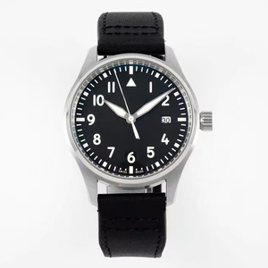 Reloj Mecánico Automático de Alta Gama para Hombre, de Acero Inoxidable Negro Luminoso, Resistente al Agua, con Esfera de Cristal de Zafiro de Primera Calidad - Product Image 1