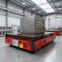 Nuevo Carro de Transferencia Autónomo Profesional Mairuit con Batería de Litio AGV, Capacidad de 15 Toneladas, Navegación por Banda Magnética, 380V/48V