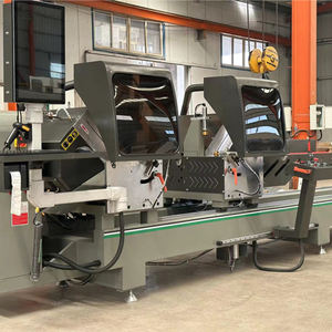 Máquina de Corte de Perfiles de Aluminio de Doble Cabezal para Procesamiento Automático de Puertas y Ventanas, con PLC y Motor para UPVC/PVC - Product Image 2