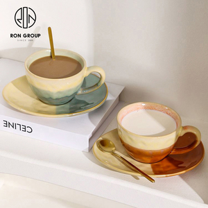 Taza de Café de Porcelana Personalizada Ecológica para Capuchino, <span class=keywords><strong>Latte</strong></span>, Agua, con Asa, para el Hogar o Cafetería - Product Image 4