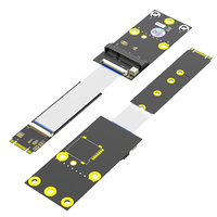 Adaptador M.2 Key B/M/B+M Mini PCI-E, Tarjeta de Red WiFi para Escritorio, Compatible con M2 Mini PCI Express