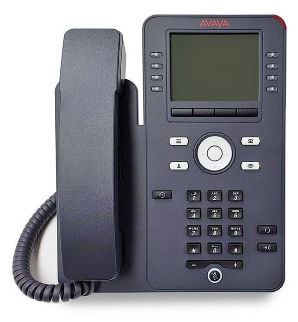 Avaya J169 IP Phone with 3.5" Grayscale Display 8 Line-Feature Keys CCMS Over SIP Support