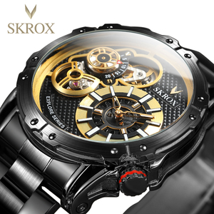 Montre homme SKROX, quartz et automatique, design tendance - Product Image 1