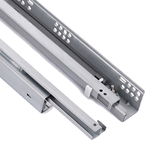 Glissières de tiroir encastrées de 350 mm à ouverture par pression, extension simple, rails de tiroir dissimulés pour meubles - Product Image 5