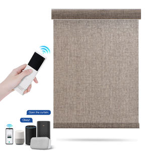 Stores enrouleurs intelligents <span class=keywords><strong>à</strong></span> piles avec <span class=keywords><strong>cassette</strong></span> intégrée et rail inférieur enveloppé, compatibles avec Alexa et Google Home - Product Image 4