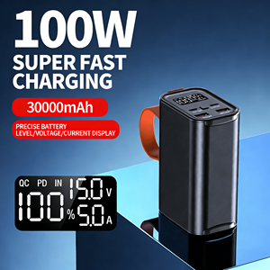 Banco de Energía Portátil de Alta Capacidad <span class=keywords><strong>30000</strong></span> <span class=keywords><strong>mAh</strong></span> 22.5W con Cuatro Salidas USB Tipo C, Pantalla Digital, Soporte y Tecnología GaN - <span class=keywords><strong>Anker</strong></span> Station - Product Image 1