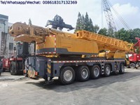 Grúa hidráulica usada de alta calidad QY100K-II de 100 toneladas con cilindro hidráulico MOOG, altura de elevación de 99 m - Modelo 2016