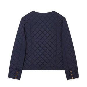 Blouson matelassé color-block personnalisé pour <span class=keywords><strong>femme</strong></span> 2026, coupe décontractée, léger, avec design à empiècements, vêtements d'extérieur OEM/ODM - Product Image 5