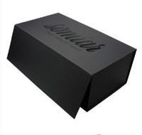 Boîte d'emballage magnétique pliable de luxe en papier rigide, personnalisable avec logo, pour cadeaux, vente en gros