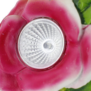 फूलों के लाक्षणिक बगीचे की सजावट पर सौर रेसिन पक्षी फूल स्पॉटलाइट द्वारा पक्षियों की प्रतिमा आउटडोर सजावट - Product Image 3