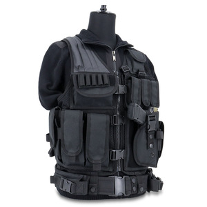 سترة تكتيكية صيفية متعددة الوظائف للدفاع الشخصي تنفس معطف خارجي بجيوب متعددة - Product Image 3