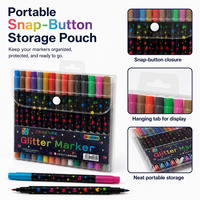 Colorful Flash Pen, Fluorescent Pen, Glowing Bursting Light, Acrylic Marker Pen, Children's Soft Tip Student Artwork