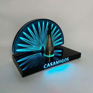Casamigos LED Wine Display Stand Acrylic Modern <b>Bar</b> Party Decorative <b>Rack</b> - Product Image 1