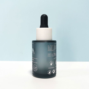 New Arrival Transparent 30ml 50ml Flat Shoulder Hair Oil <b>Container</b> Perfume Oil Packaging Dropper <b>Glass</b> Bottles With Pipette - Product Image 2