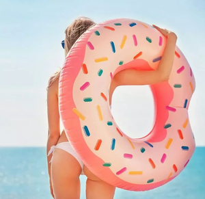 <span class=keywords><strong>INTEX</strong></span> 56265 logotipo personalizado PVC <span class=keywords><strong>Donut</strong></span> piscina <span class=keywords><strong>Flotador</strong></span> para fiesta de verano anillos de natación inflables anillo de agua para niños y adultos - Product Image 1