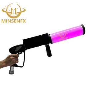 Sân khấu chuyên nghiệp CO2 máy bay phản lực <span class=keywords><strong>Shooter</strong></span> RGB LED hiệu ứng màu sắc Điều khiển bằng tay vật liệu sắt - Product Image 2