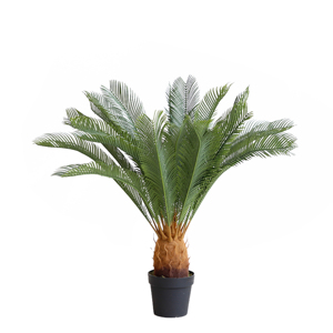 Artificiale piante bonsai Cycas man made in vaso cycad albero per la decorazione domestica - Product Image 1