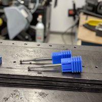 Fraise en bout à trois dents Warrior's Carbure CNC Router Bits Personnalisable OEM ODM Altin pour Fraise à filetage en aluminium efficace