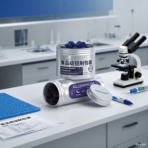 Medical-Grade Child-Resistant Air-Tight Cylindrical Engraving Aluminum Can <b>Pills</b> <b>Container</b> - Product Image 3