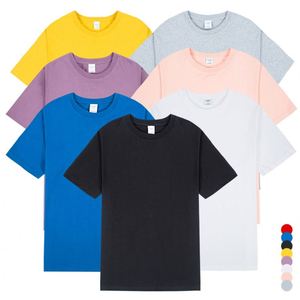 Design OEM 180GSM Plain Custom Logo Kids T <b>Shirts</b> with Heat Transfer Printing for Promotions Schoolwear Cotton Soft Tee - Product Image 2