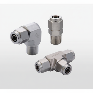 Pieza de compresor industrial PISCO inoxidable SUS316 NSCF1/2 de ajuste de compresión - Product Image 1