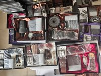 Set Hadiah Bisnis Pria Kustom: Dompet Kulit, Sabuk, Gantungan Kunci, Pulpen, Kacamata Hitam, Jam Tangan dalam Kotak Mewah untuk Klien Bisnis Eksekutif