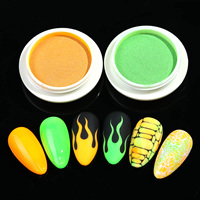 Glitter Fluoresen Grosir Berkilau Campuran Glitter yang Dapat Disesuaikan Pigmen Glitter Fluoresen dalam Berbagai Warna dan Bentuk