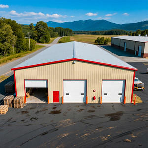 Entrepôt préfabriqué en structure métallique 30x40m, atelier anti-corrosion et résistant aux tremblements de terre - Product Image 1