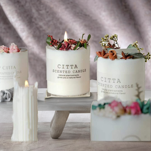 Luxury Handmade Soy Wax Rose Scented Pillar Candles with Aromatherapy for Christmas & <b>Easter</b>-<b>Gift</b> <b>Box</b> Included - Product Image 2