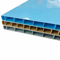 Panneau de porte creux en PVC sur mesure, prix usine, panneaux en PVC, coffrage plastique creux pour la construction, autres portes