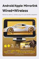 Lecteur MP5 portable pour voiture BQCC 4,7 pouces IPS, CarPlay sans fil, Android Auto, Mirror Link, autoradio Bluetooth, sortie audio FM AUX, autoradio Android pour voiture