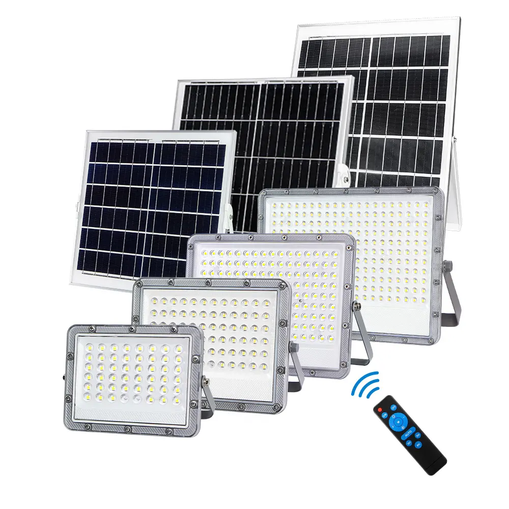 2024 Hot Sell Ip65 Outdoor Using Waterproof Solar Floodlight Solar Flood Light 1000W Outdoor