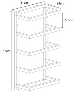 Soportes <span class=keywords><strong>de</strong></span> Montaje OEM, Toalleros, Porta Toallas <span class=keywords><strong>de</strong></span> Mano, Almacenamiento <span class=keywords><strong>de</strong></span> Toallas <span class=keywords><strong>para</strong></span> <span class=keywords><strong>Baño</strong></span> - Product Image 5