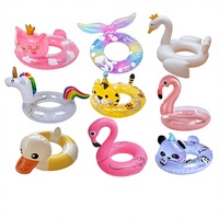 Bouée de natation gonflable pour enfants, tête d'animal, pour garçons et filles, anti-retournement sous les bras, pour débutants, protection environnementale