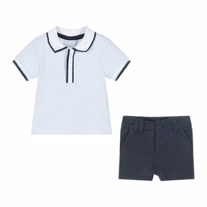 Abbigliamento estivo casual per neonati maschi da <span class=keywords><strong>1</strong></span> a 3 anni, maglietta a maniche corte, abbigliamento sportivo, pantaloncini per bambini, set due pezzi, completi estivi per bambini. - Product Image 2
