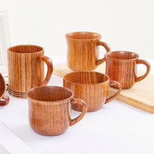 Custom Logo Wooden Coffee Mug with Handle, Eco-Friendly Tea <b>Cup</b> for Home, Restaurant & Promotional Gifts - Product Image 3