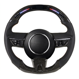 Volante Deportivo de Lujo TDD en Cuero y Fibra de Carbono con LED para Chevrolet C5 C6 C7 C8 Silverado GMC Cruze Camaro SS Personalizado Original - Product Image 1