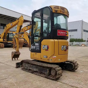 Mini Excavadora Hidráulica Usada CAT302 de 2 Toneladas con Motor/Caja de Cambios/Bomba/Cojinete/PLC Originales en Excelentes Condiciones para Agricultura - Product Image 2