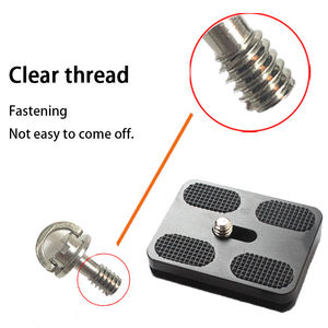 Bán Sỉ <span class=keywords><strong>1</strong></span>/4 "-20 Phẳng D-Ring Phát Hành Nhanh Chóng Vít Tripod Núi Spy Máy Ảnh Vít Loa Hộp Vít Đen DIN Metric Tengdafei - Product Image 2