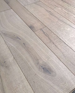 <span class=keywords><strong>Parquet</strong></span> en chêne européen massif contrecollé, multicouche, 3 mm, avec marquage de coupe, huilé naturel et brossé - Product Image 1
