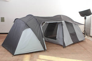 Toptan çadır açık katlanır aile turist çadır 2 oda 5 ~ 8 kişi kamp su geçirmez kubbe çadır - Product Image 4