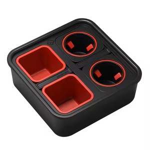 Reposabrazos para Sofá con Espacio para Bebidas y Aperitivos, Organizador y <span class=keywords><strong>Almacenamiento</strong></span> para Control <span class=keywords><strong>Remoto</strong></span> de TV, Ideal para Salas de Estar, Autocaravanas y Automóviles - Product Image 2